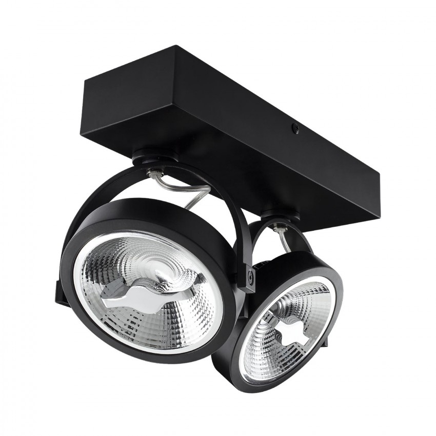 Foco LED CREE de Superficie Direccionable AR111 Negro 30W Regulable