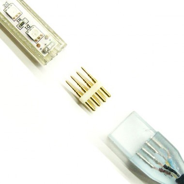 Produto de Conector 4 PIN Fita LED RGB 220V AC Corte cada 25cm/100cm