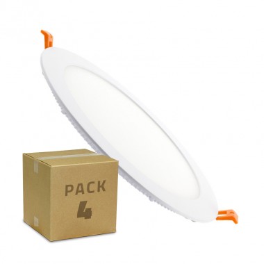 Produto de Pack Placa LED Circular SuperSlim 12W (4 Un)