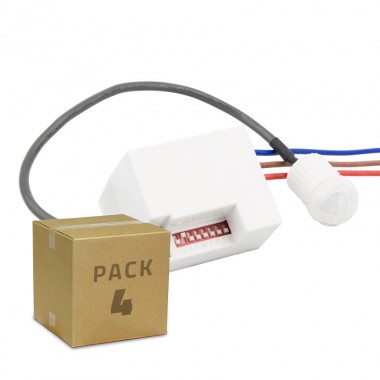 Producto de Pack Detector de Movimiento PIR 120º Mini (4 un)