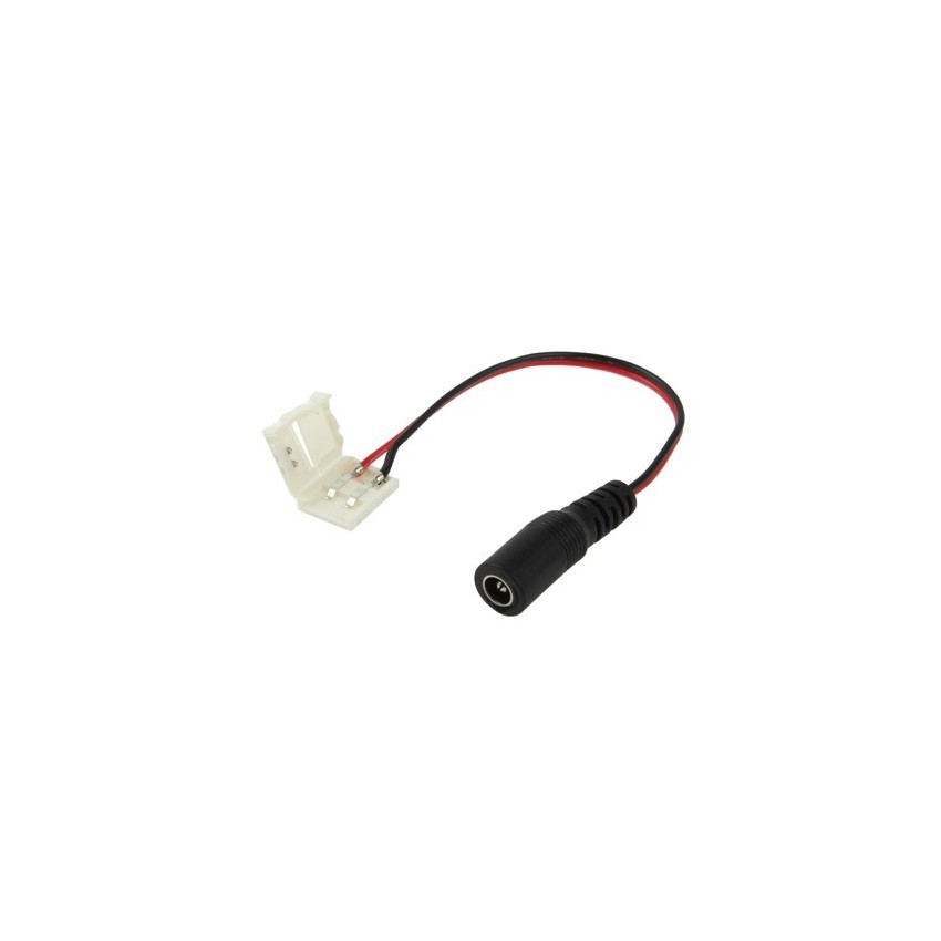 Cabo Conector Jack Fêmea a Conector Rápido Fita LED 12V/24V Monocor 