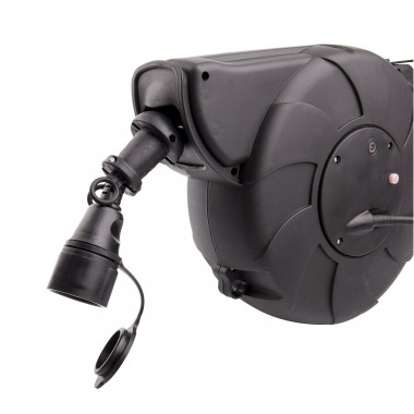 Producto de Carrete de Cable Rebobinado Automático 11m + 2m IP44 para Pared