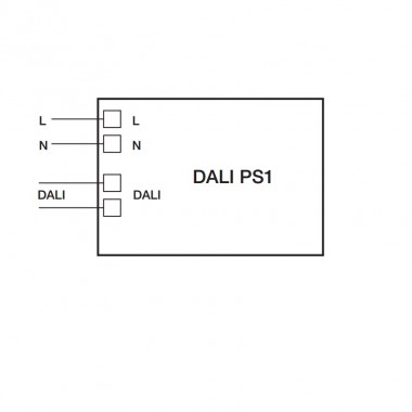 Producto de Fuente de Alimentación PS1 TRIDONIC para equipos y módulos de control DALI 4W