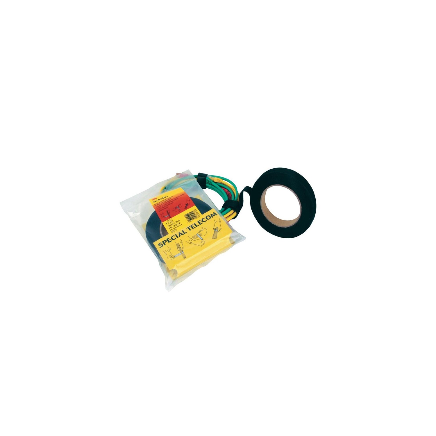 Produto de Fita de Velcro para Sujeição de Cabos Scotchflex 20mm x 10m 3M 7000033355-N
