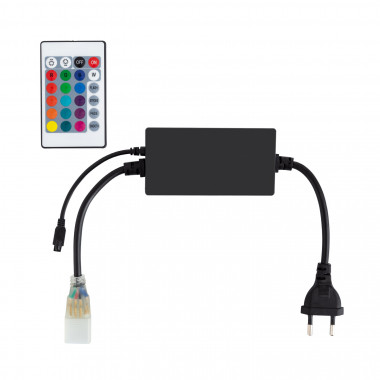 Controlador Fita LED RGB 220V UltraPower, Controlo Remoto IR 24 Botões