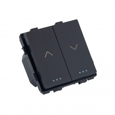 Producto de Interruptor Pulsador para Persianas Automáticas con Flechas y Marco PC Modern