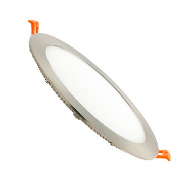 Producto de Placa LED 18W Circular SuperSlim Silver Corte Ø 205 mm