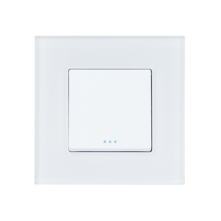 Producto de Interruptor Simple Pulsador con Marco PC Modern