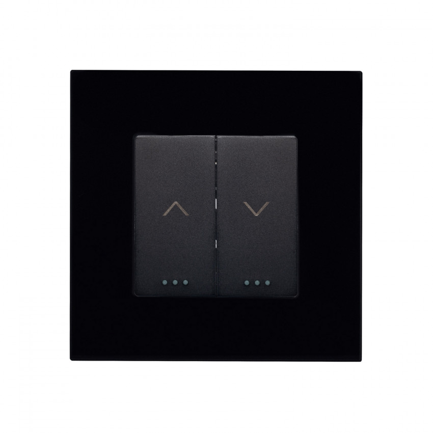 Producto de Interruptor Pulsador para Persianas Automáticas con Flechas y Marco PC Modern