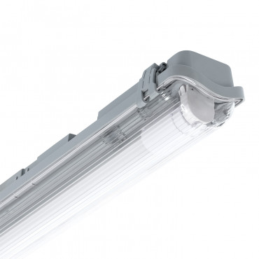 Product Armadura Hermética Slim para um Tubo LED 150 cm IP65 Conexão Uni-Lateral