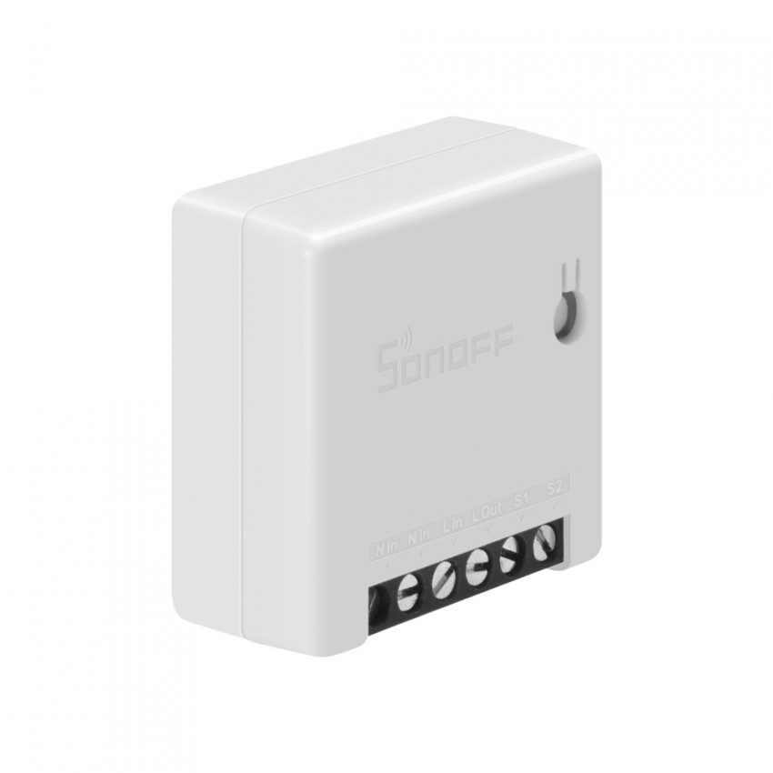 Produto de Interruptor WiFi Compatível com Interruptor Convencional SONOFF Mini R2 10A