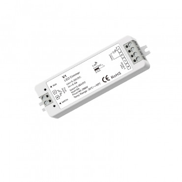 Product Controlador Regulador Fita LED Monocor 5/12/24/36V DC Compatível com Controlo Remoto RF e Pulsador
