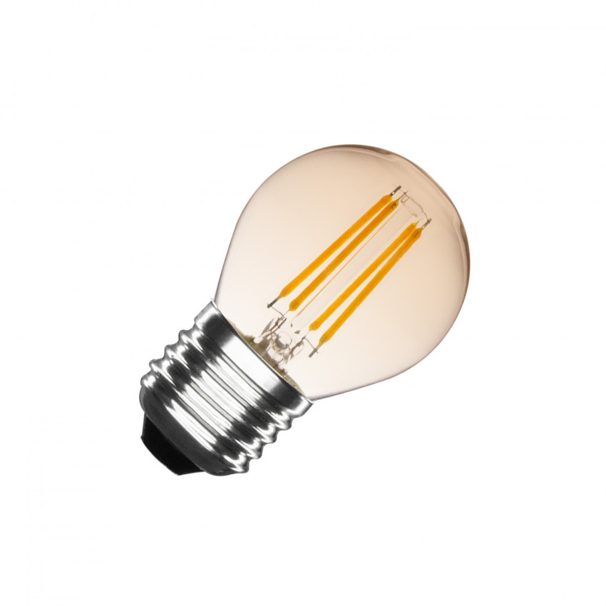 Lâmpada Filamento LED E27 4W 400lm G45 Regulável Gold 