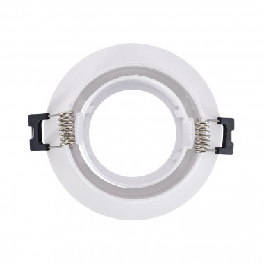 Produto de Aro Downlight Circular Inclinável para Lâmpadas LED GU10 / GU5.3 Corte Ø 75 mm