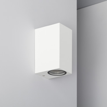 Product Aplique de Pared Exterior Aluminio Iluminación Doble Cara Miseno Blanco
