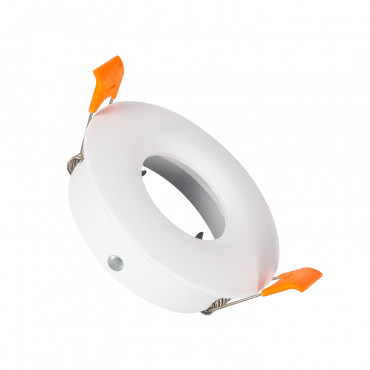 Product Aro Downlight Circular Design Blanco para Bombilla LED GU10 / GU5.3 Corte Ø 70 mm