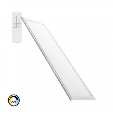 Painel LED 120x30cm 40W 3600lm Regulável Slim CCT Seleccionável com Comando