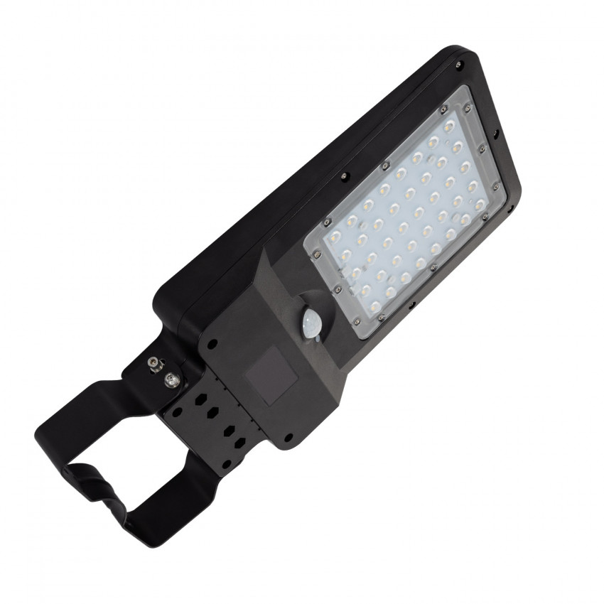 Luminaria LED 10W Solar con Sensor de Movimiento y Crepuscular 