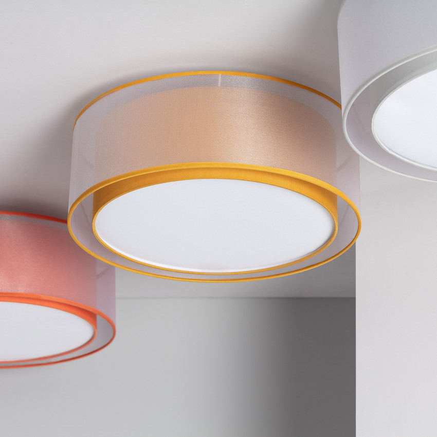 Plafón Circular Tela Ø500 mm Navoi