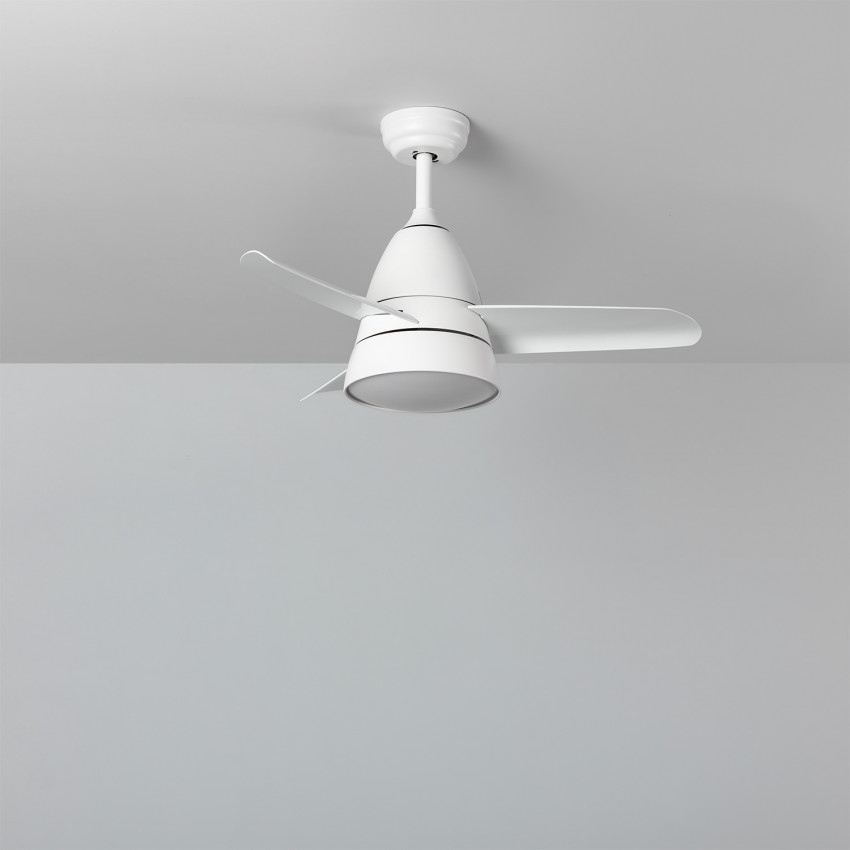 Ventoinha de Tecto LED Minimal Ultra-Silencioso 15W Prata 