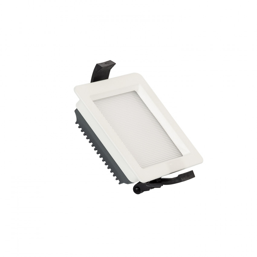 Downlight LED 10W SAMSUNG New Aero Slim Cuadrado 130 lm/W Microprismático (UGR17) LIFUD Corte 85x85 mm