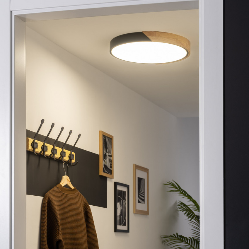 Plafón LED Circular CCT Semi-Dari 18W