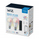 Pack 2 Bombillas LED Smart WiFi + Bluetooth E27 A60 RGB+CCT Regulable WIZ 8W + Mando Smart WiFi WIZ Wizmote