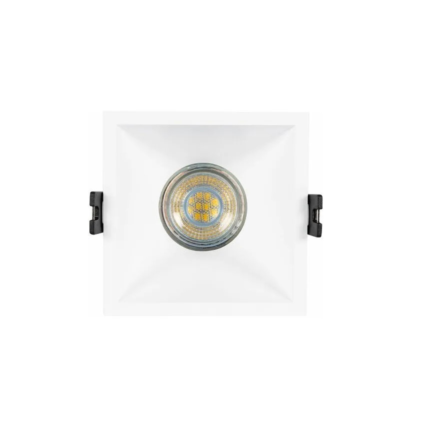 Produto de Aro Downlight Quadrado Baixo UGR para Lâmpada LED GU10 Corte 85x85 mm