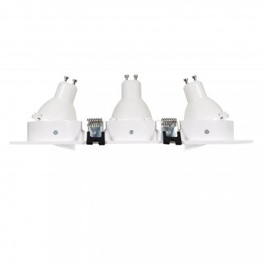 Producto de Foco Downlight Cuadrado Basculante GU10 6W Corte 75x235 mm PC