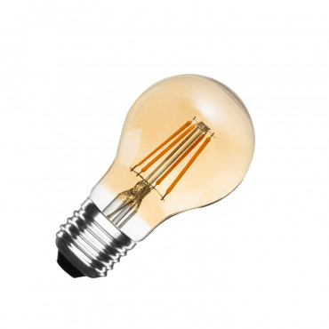 Product Bombilla Filamento LED E27 6W 550 lm A60 Regulable Gold