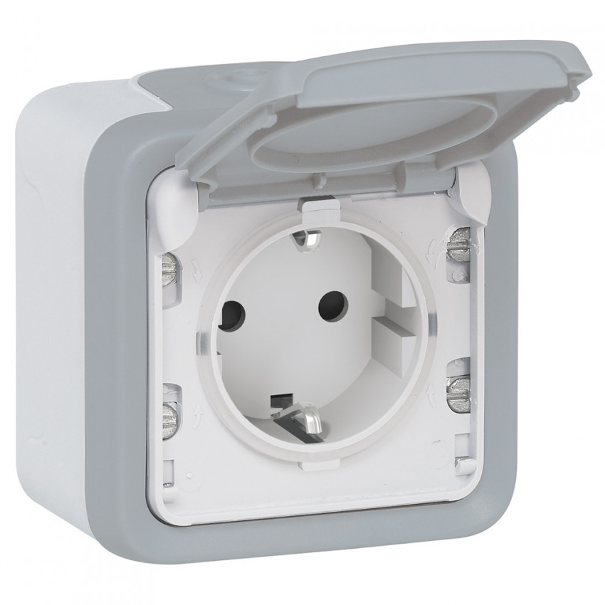 Producto de Base Enchufe Schuko 2P+T Estanco LEGRAND Plexo 069733