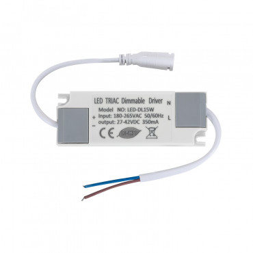 Product Driver Regulable TRIAC 180-265V No Flicker Salida 27-42V 350mA 15W