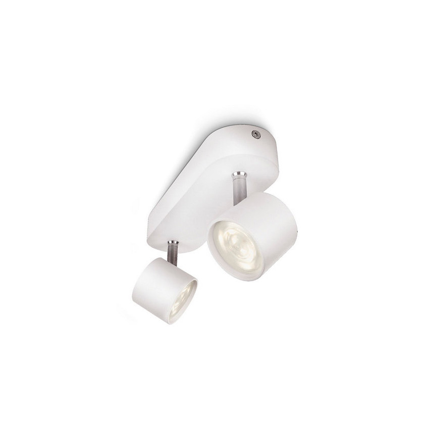Candeeiro de Teto LED Regulável com Dois Focos PHILIPS  Star 2x4.5W 
