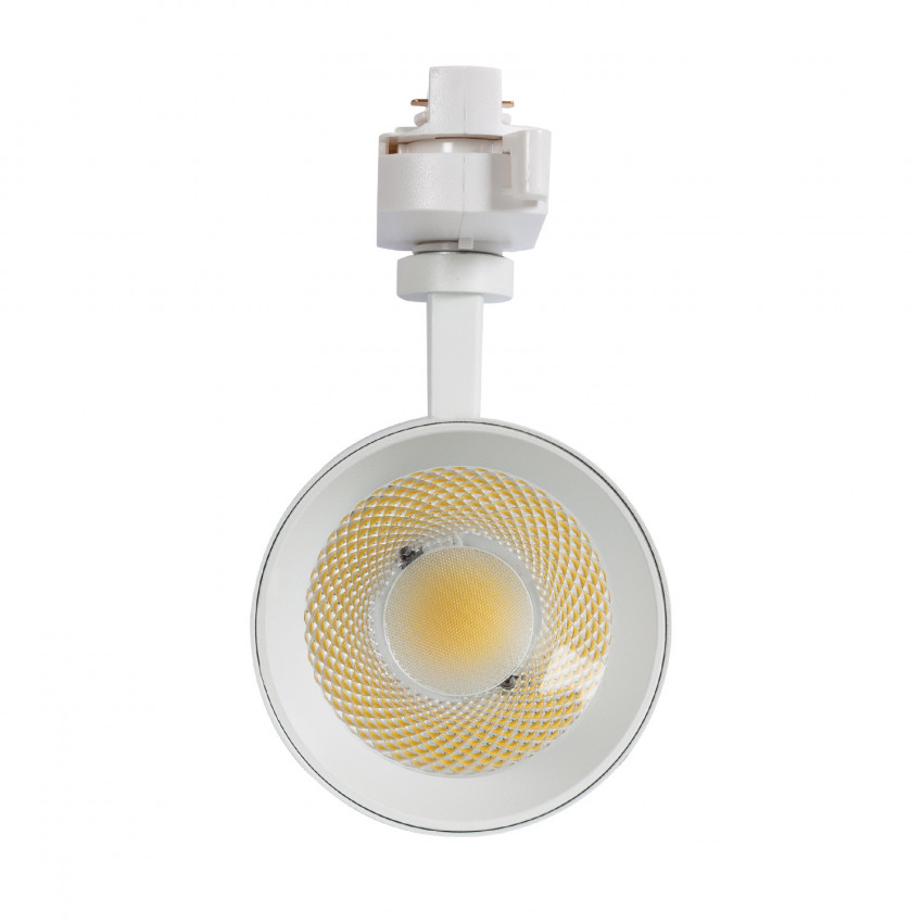 Produto de Foco LED New Mallet Branco 20W Regulável No Flicker para Carril Monofásico 
