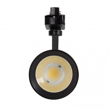 Produto de Foco LED New Mallet Preto 20W Regulável No Flicker para Carril Monofásico (UGR 15)