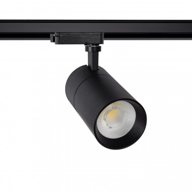 Producto de Foco Carril LED Monofásico 30W Regulable New Mallet Negro No Flicker UGR15