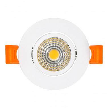 Producto de Foco Downlight LED 5W COB Direccionable Circular Blanco Corte Ø 70 mm CRI92 Expert Color