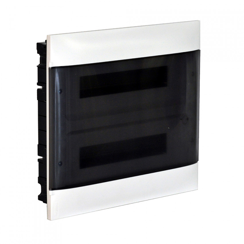 Produto de Caixa de Encastrar Practibox S para Divisórias Convencionais Porta Transparente 2x12 Módulos LEGRAND 135052