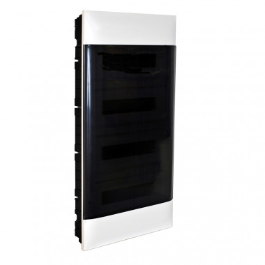 Caixa de Encastrar Practibox S para Divisórias Pré-fabricadas Porta Transparente 4x18 Módulos LEGRAND 137079