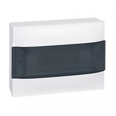 Produto de Caixa de Superfície Practibox S Porta transparente 1x8 Módulos LEGRAND 134138