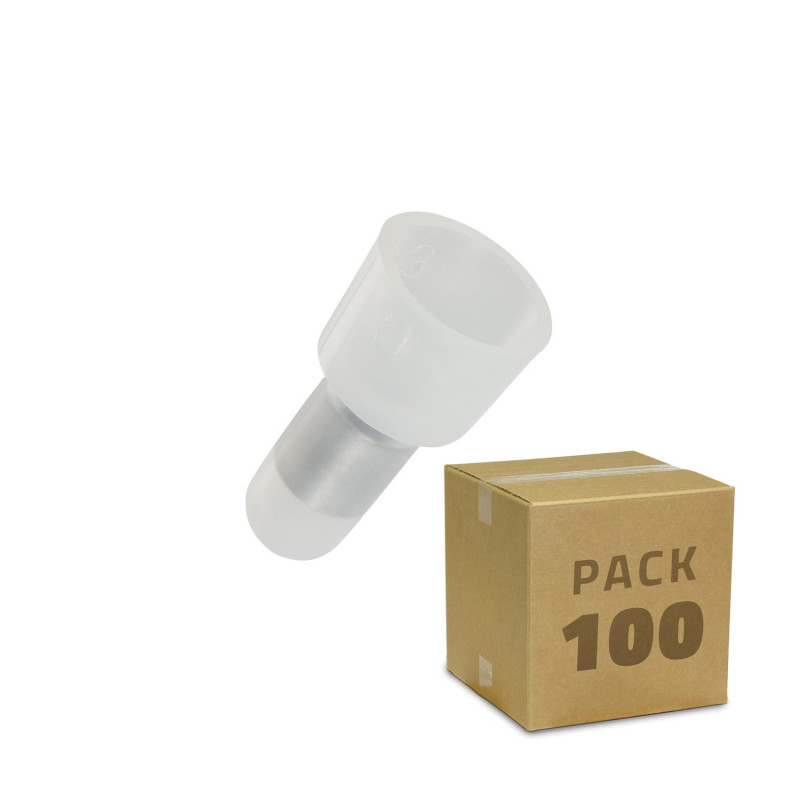 Producto de Pack 100 Unidades Empalme Ciego para Conexiones Finales de Cable 