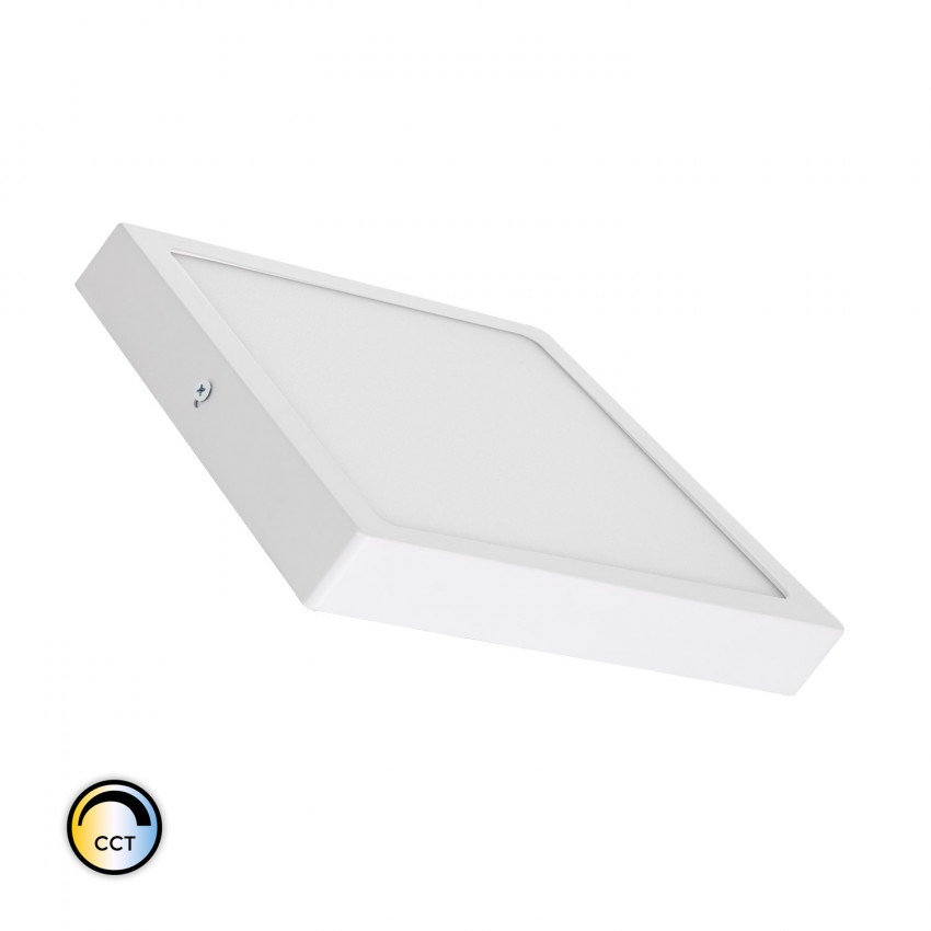 Plafón LED 18W Cuadrado Superslim CCT Seleccionable 205x205 mm