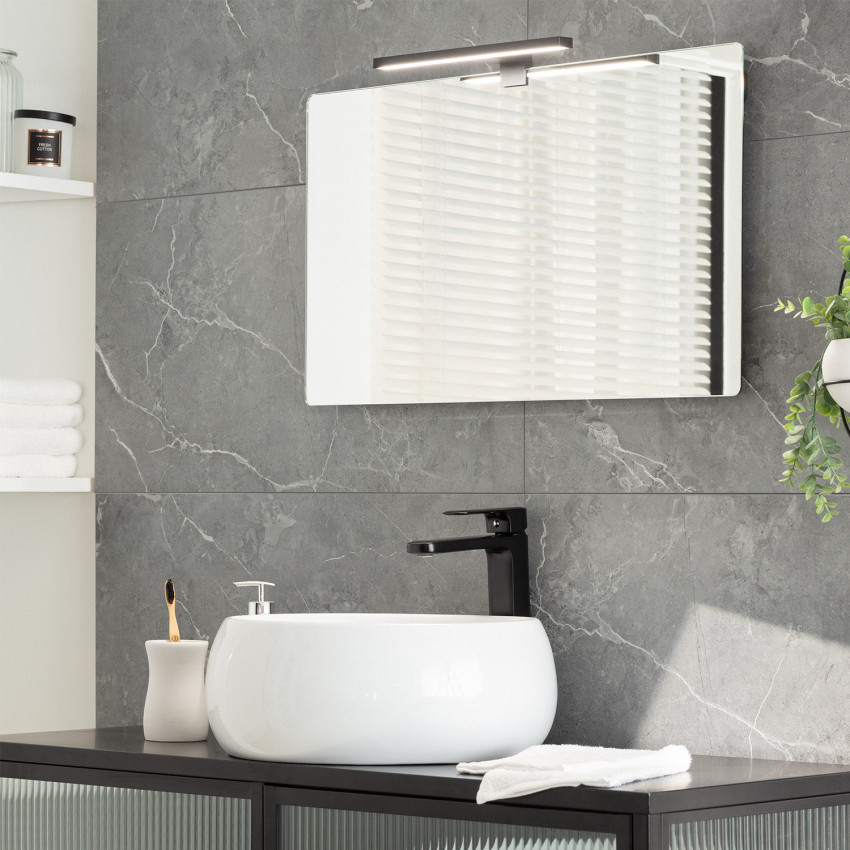 Aplique Espelho Casa de BanhoCarl 5W Preto