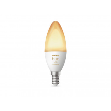 Producto de Bombilla Inteligente LED E14 5.2W 470 lm B39 PHILIPS Hue White Ambiance