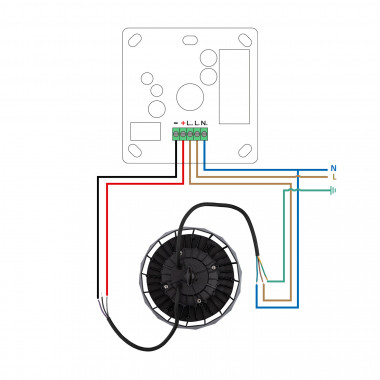 Produto de Regulador LED 1/10V com Comando á Distância IR