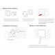 Panel Controlador Tira LED Dual White 12/24V DC MiBoxer P2