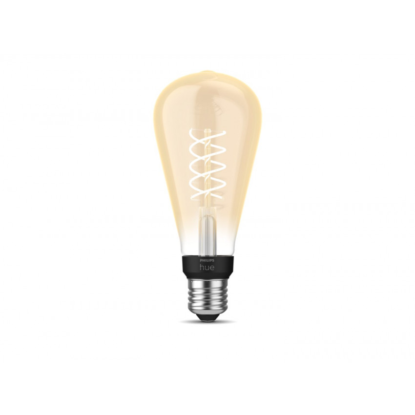 Lâmpada LED E27 Filamento White ST72 7W PHILIPS Hue Edison 