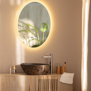 Espejo Baño con Luz LED y Antivaho 85x60 cm Jannada - efectoLED