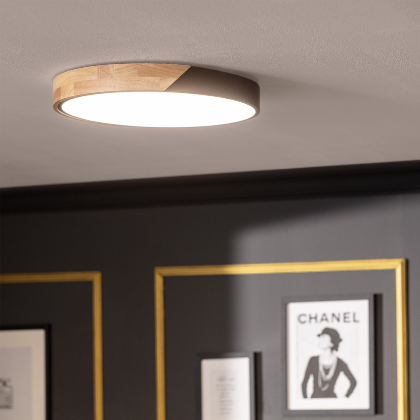 Plafón LED Circular CCT Semi-Dari 18W