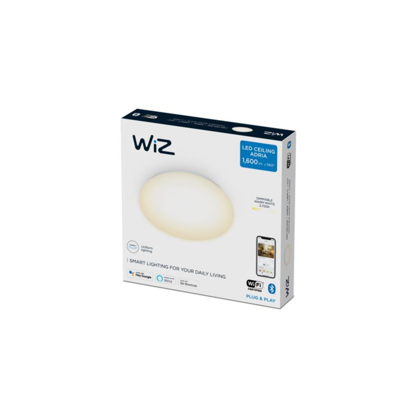 Plafón LED Regulable Smart WiFi+Bluetooth 17W WiZ Adria